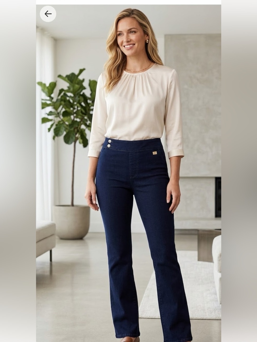 NWT White House Black Market high rise sculpt boot cut jeans size 10